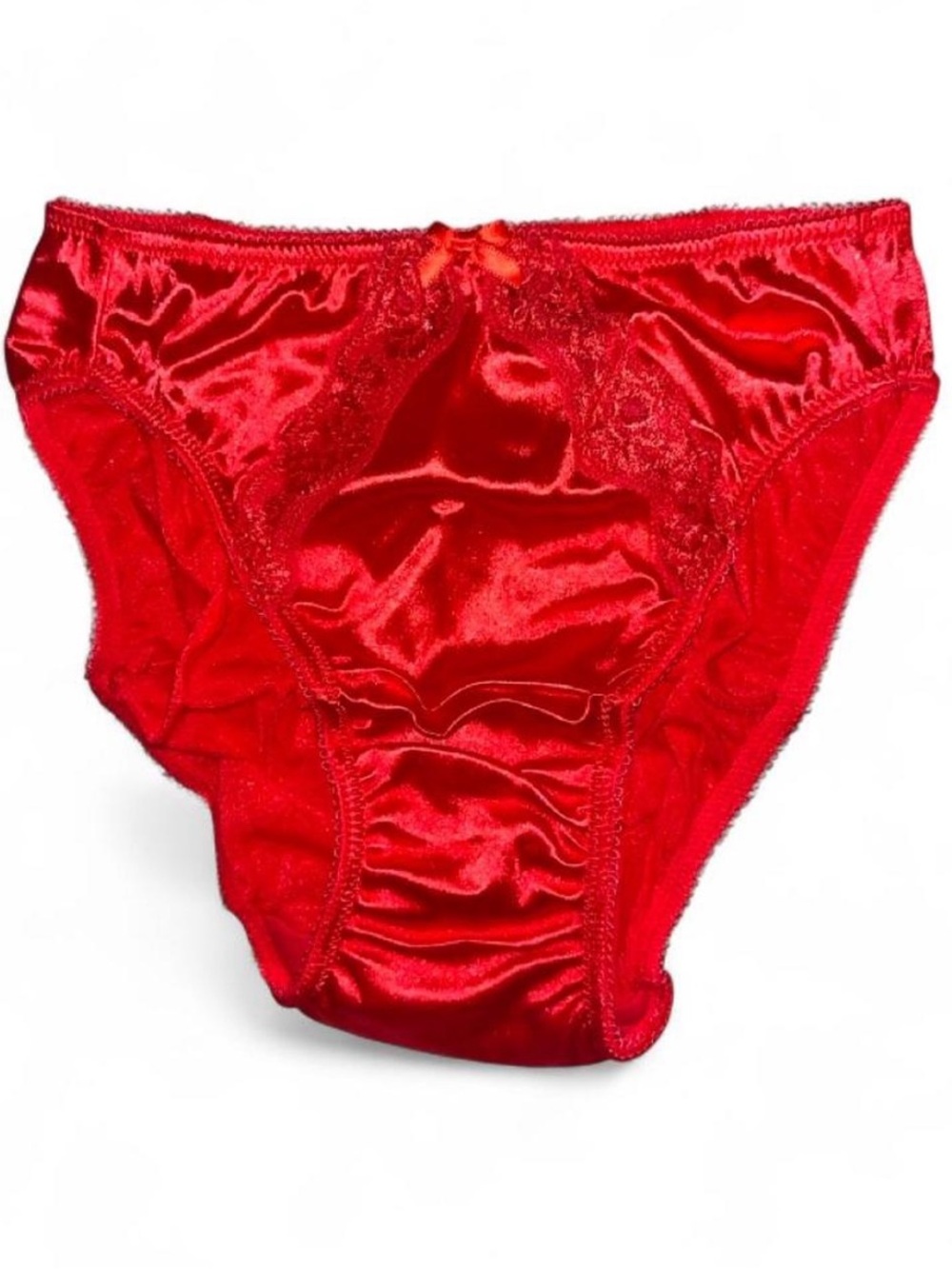 satin panties red